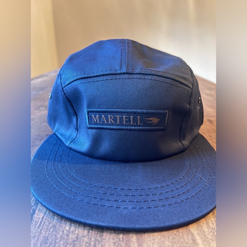 NEW Martell Cognac Cap Adjustable Navy Blue